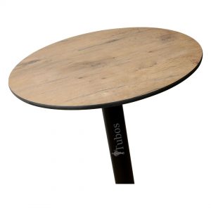 RONDO - METAL - H72cm Sa Lancelot hrast plocom fi65cm br2